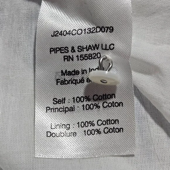 Trendy Easter Spring Veronica Beard Zee Blue White Striped Dress Tiered Ruffle S - Picture 14 of 16